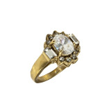 Śliczny pozłacany pierścionek z cyrkoniami-9466.jpg_9466