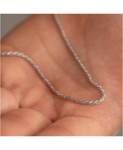 Srebrny łańcuszek męski CORD srebro 925 2 mm