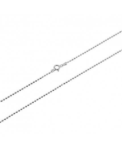 Srebrny łańcuszek damski kulkowy SREBRO 925