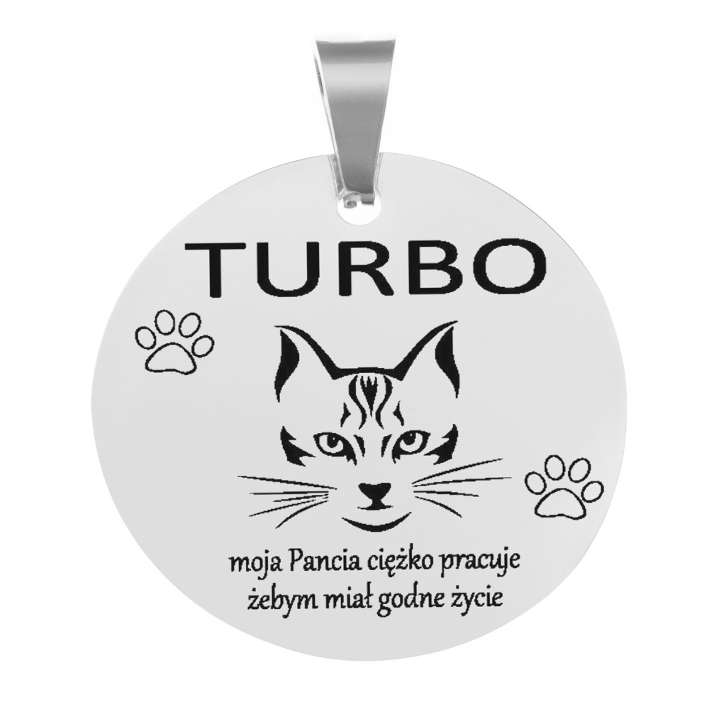 1 Adresowka Identyfikator Medalik dla psa  kota z grawerem