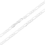Srebrny łańcuszek MĘSKI splot FIGARO srebro 925