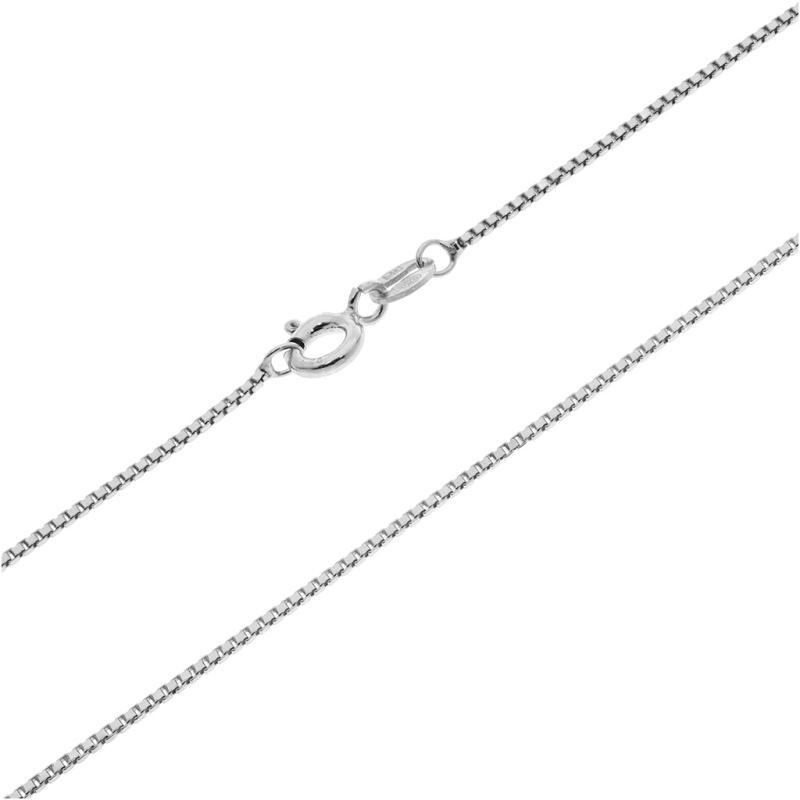 Srebrny łańcuszek MĘSKI splot KOSTKA 1,1 mm srebro 925