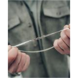 Łańcuszek MĘSKI srebrny PANCERKA płaska SREBRO 925 5mm